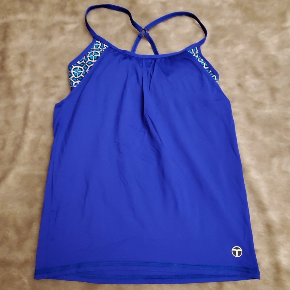 Trina Turk Recreation sports tank with builtin bra